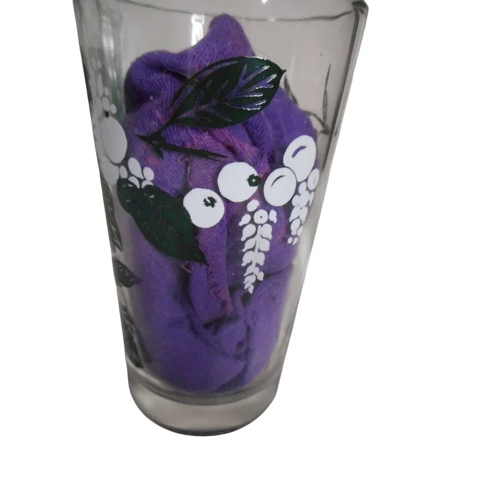 MCM Peanut Butter Drinking Juice Glass Tumbler Snowberrys Estate find 5" - Picture 4 of 6
